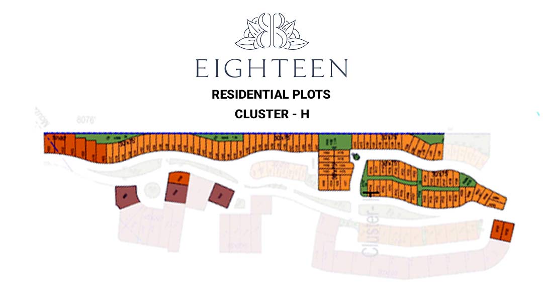 Eighteen Cluster H Residential Plots For Sale